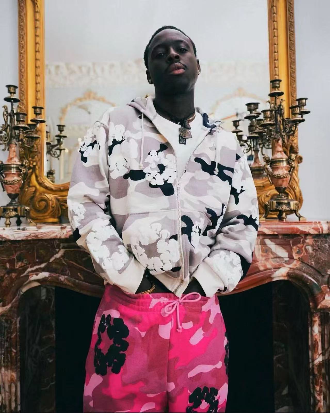 Cotton Wreath Sweatpants