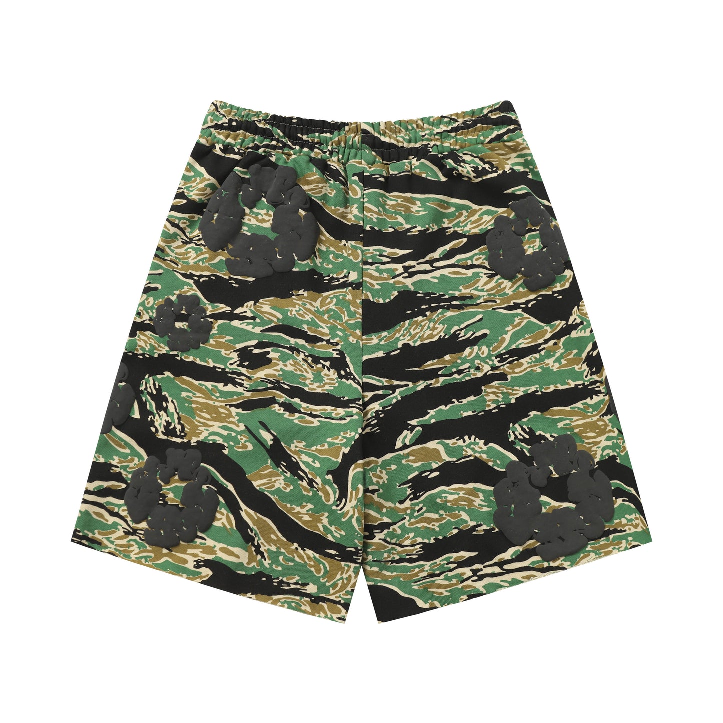 Tiger-Motif "Camo" Shorts.