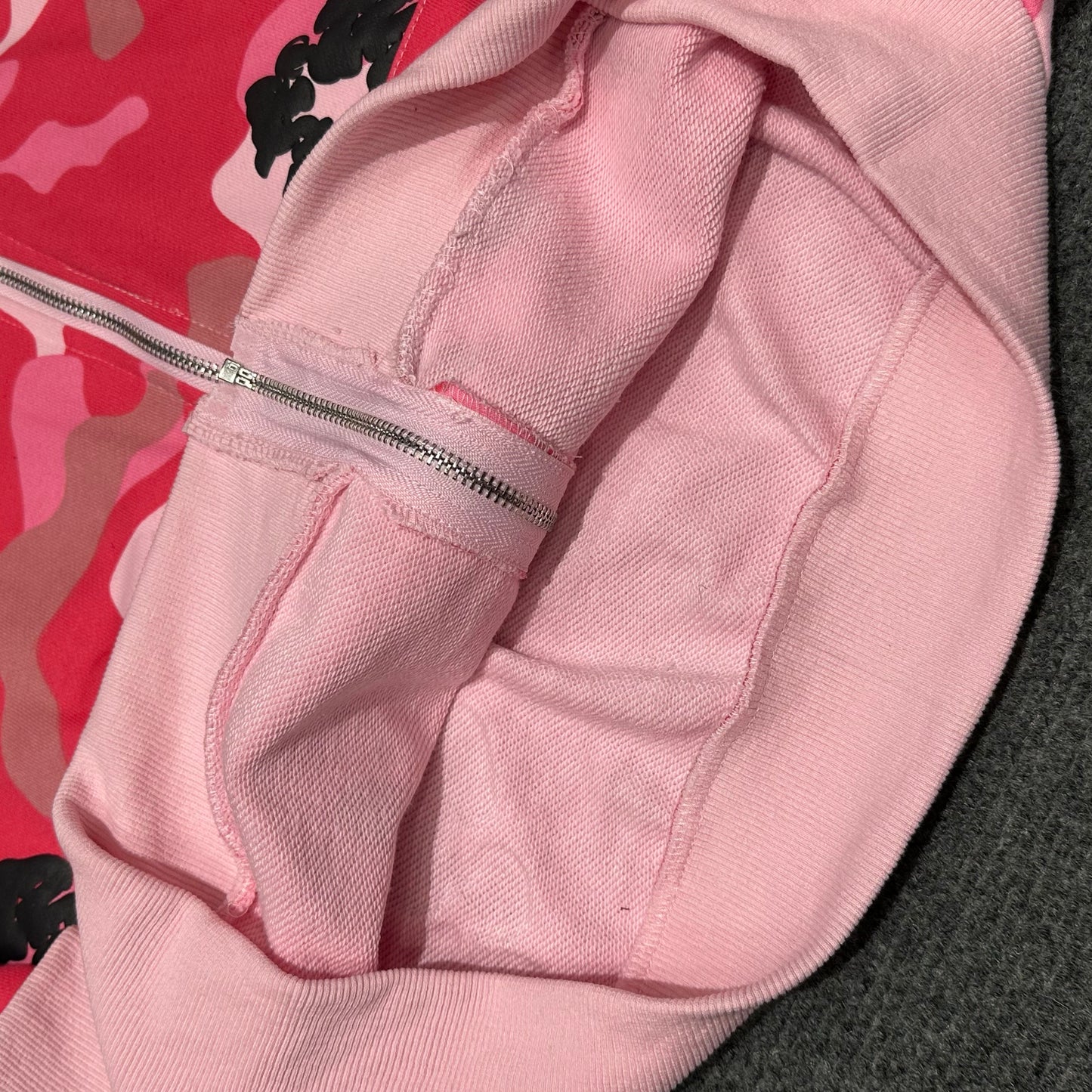 Cotton Wreath Zip Hoodie