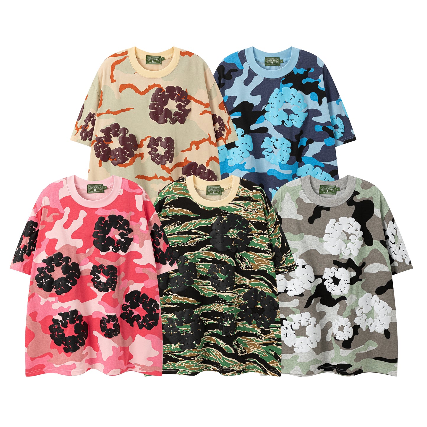 Explosive Camouflage T-shirts