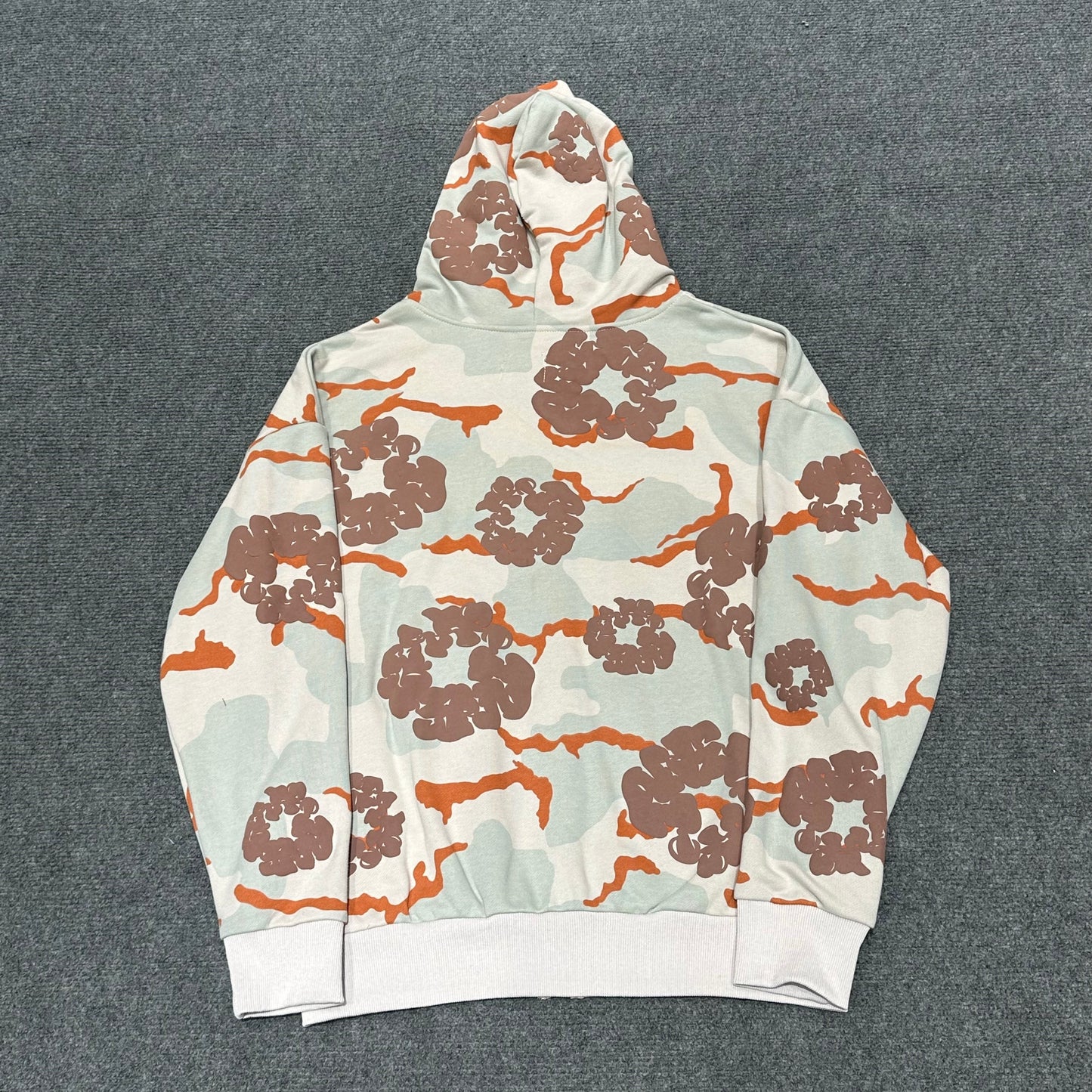Cotton Wreath Zip Hoodie