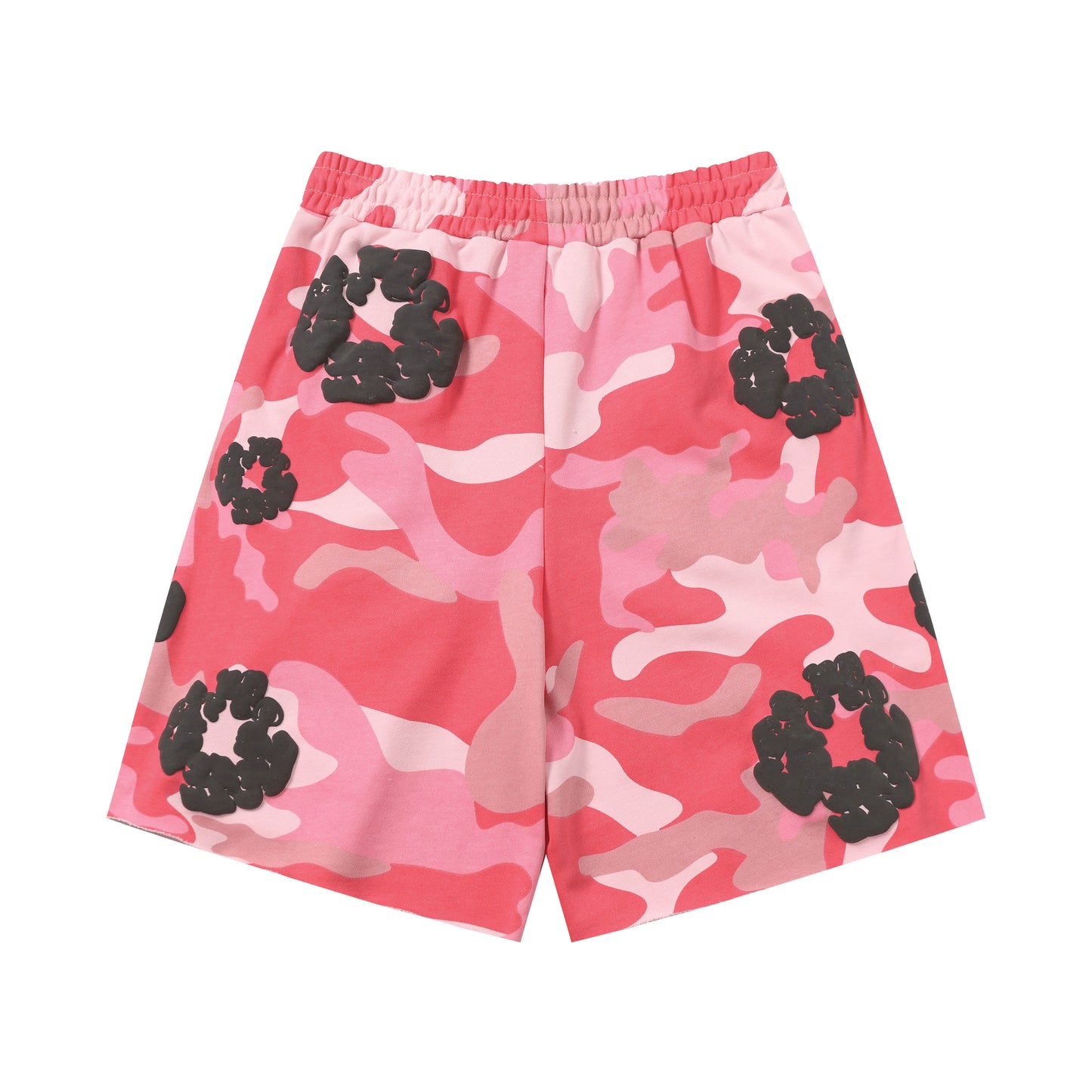 Tiger-Motif "Camo" Shorts.