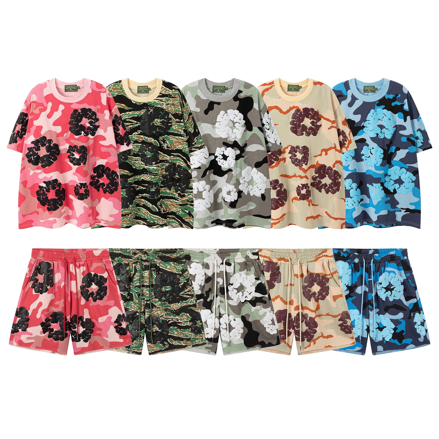 Explosive Camouflage T-shirts