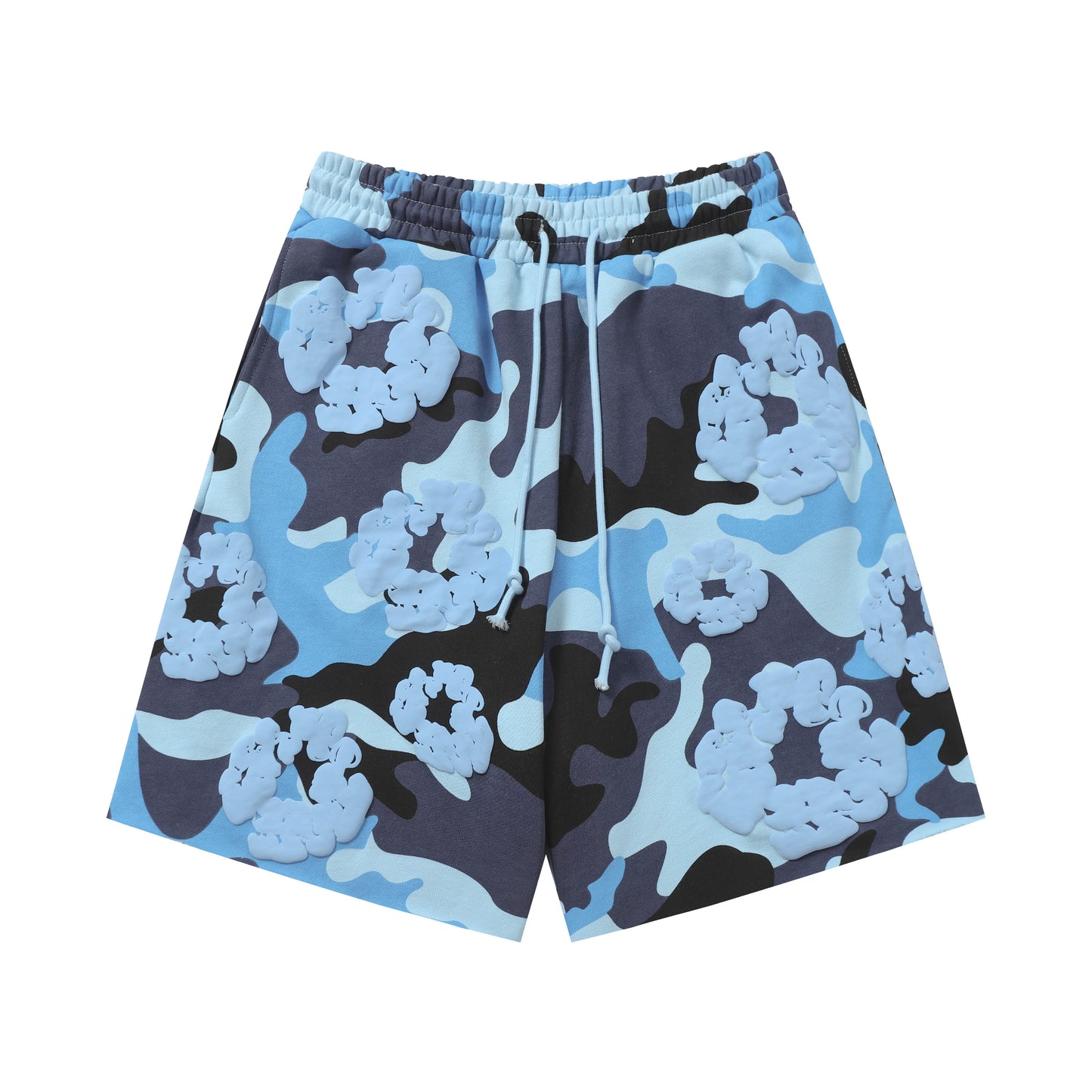 Tiger-Motif "Camo" Shorts.